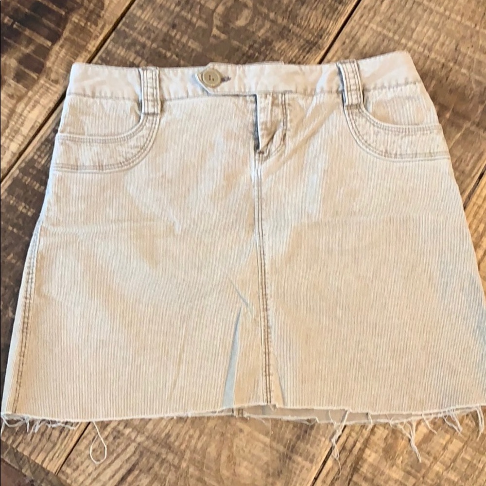 *3 for $20*/Gap tan curdouroy, mini skirt, size 1